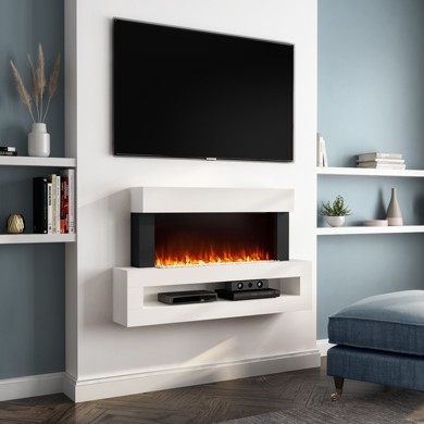 White Fireplace