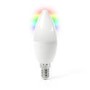 electriQ Dimmable Smart Colour Wifi Candle LED Bulb with E14 screw ending - Alexa & Google Home compatible