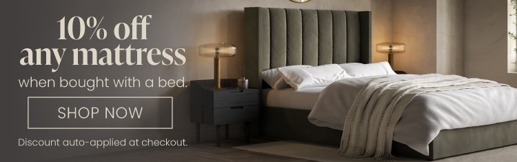 10% off mattresses banner