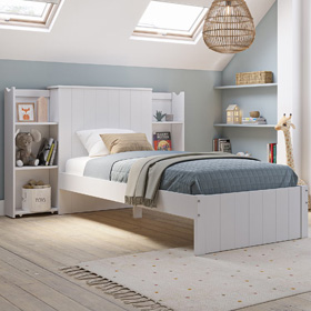 Kids White Single Beds