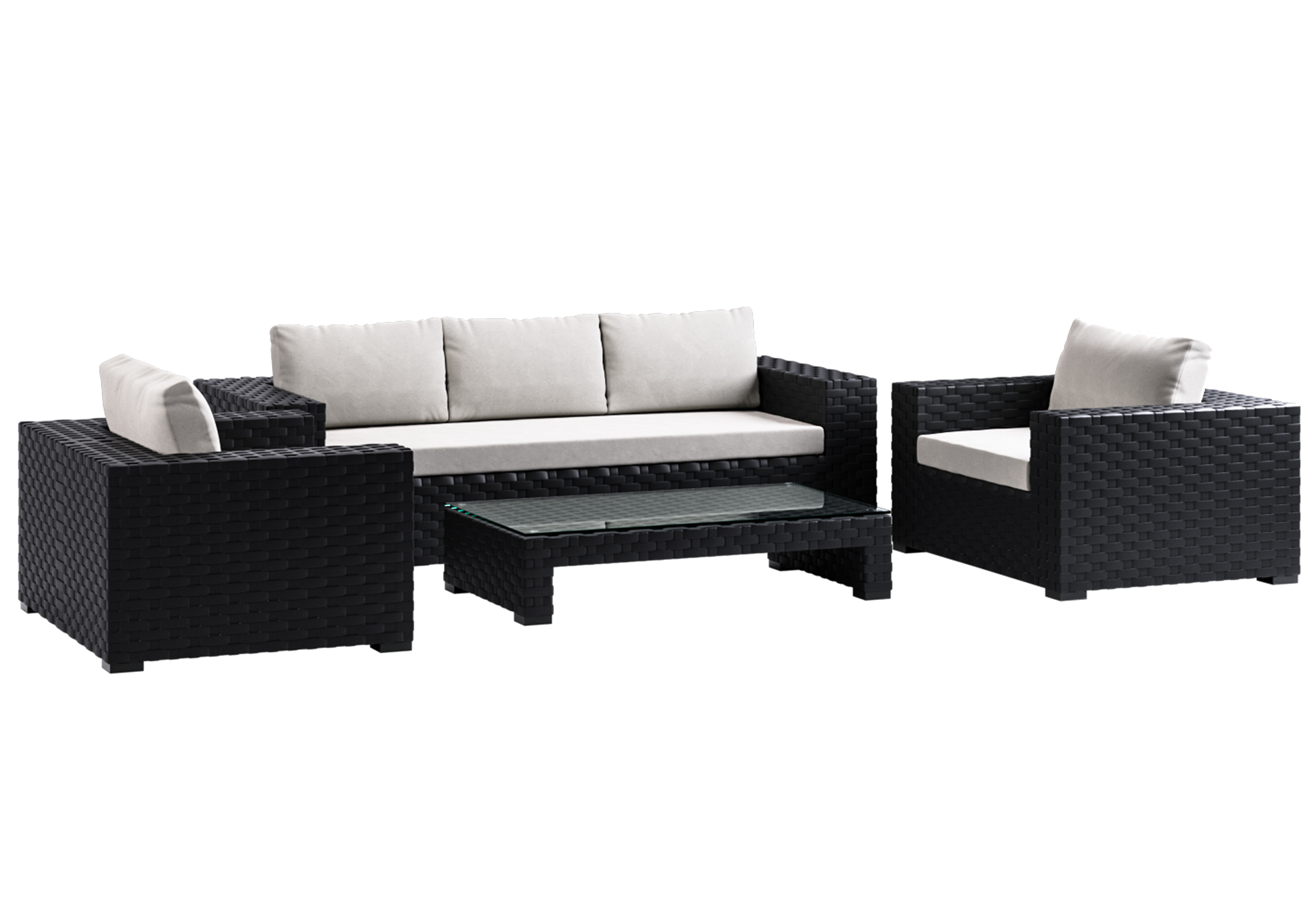 Fortrose Garden Sofa Set FTR186 Dimensions